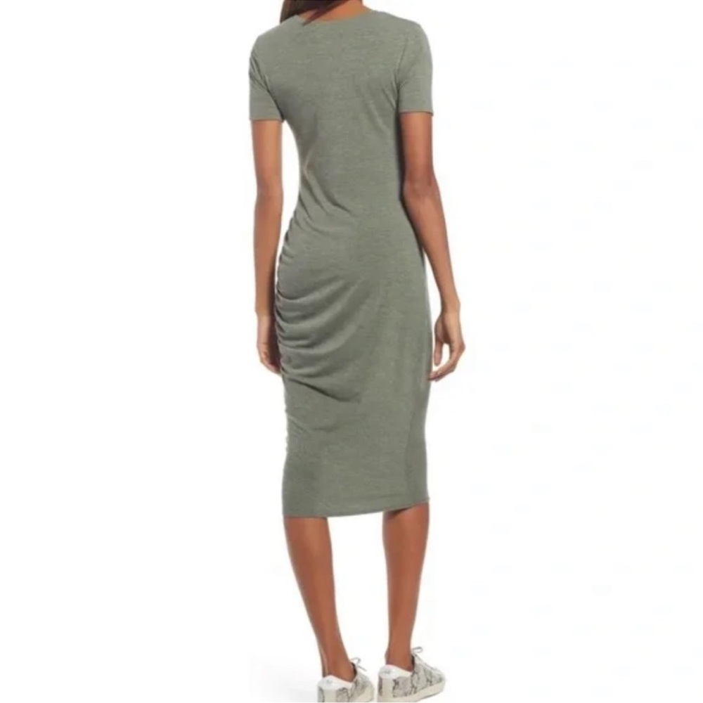Treasure & Bond by Nordstrom Side Ruched Bodycon Midi Dress - Picture 3 of 8